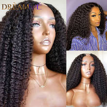 Afro Kinky Curly U Part Wig Human Hair Brazilian Virgin Hair UPart Wig Middle Part Kinky Curly For Black Women 150% Density 2024 - buy cheap
