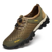 Zapatos de escalada de malla de LICRA para hombre, zapatillas de Treking DE MONTAÑA DE AGUA, antideslizantes, transpirables, para acampar y deportes al aire libre 2024 - compra barato