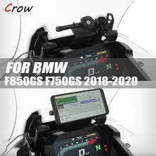 Suporte de celular para motocicleta, para bmw f850gs, f750gs 2014-2019, placa de gps 2024 - compre barato