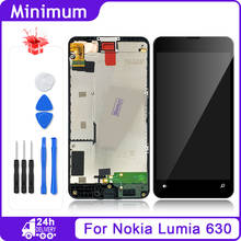 Pantalla LCD táctil para móvil, montaje de digitalizador con marco para Nokia Lumia 630, 635, 4,5 pulgadas, N630, N635, RM-977, RM-978 2024 - compra barato