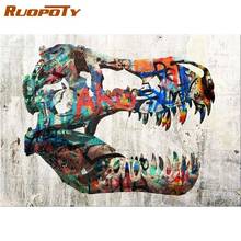 RUOPOTY DIY Painting by Number Graffiti Landscape Paint Color Handmade Drawing By Number For Adults On Canvas Diy Gift 2024 - buy cheap