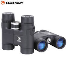 Celestron-prismáticos compactos para observación de aves, telescopio militar HD para viajes de caza, con correa, visión clara, color negro, 8x32 2024 - compra barato