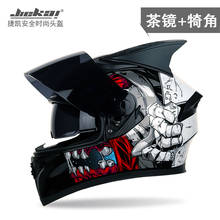 Nova marca genuine jiekai 316 alta qualidade rosto cheio capacete da motocicleta homem de corrida capacete da motocicleta dot off-road capacete 2024 - compre barato