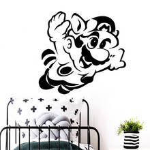 Lovely flying mario Home Decor Vinyl Wall Stickers For Kids Rooms Diy Home Decoration Vinyl Art Decals 2024 - buy cheap