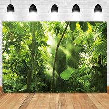 Yeele plano de fundo fotográfico para estúdio de fotografia, verão, selva tropical, floresta, natureza verde, cenários de fotografia, vinil 2024 - compre barato