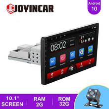 JOYINCAR-Radio FM con Bluetooth para coche, radio Estéreo de 1 Din de 10,1 pulgadas con soporte para cámara de visión trasera, SWC, DVR, USB, OBD, DAB + 2024 - compra barato