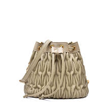 2020 NEW Hot PU bucket bag Drawstring Bucket Bag Casual Crossbody Shoulder Bag women Fashion personality handbag gothic bag 2024 - buy cheap