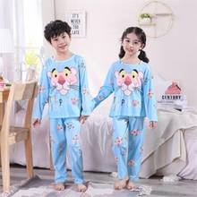 Kids Cartoon Nightwear Pijamas Spring Boys Girls Pajamas Sleepwear Pyjamas Baby Girls Clothes Top+Pant 2pcs Sleep Suits 2024 - buy cheap