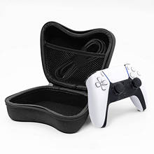 For PS5 Portable EVA Hard Shell Shockproof Carrying Case With Wrist Strap For PS5 Controller Storage Bag Waterproof Accesssory 2024 - buy cheap