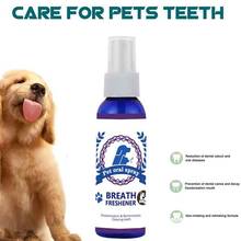 60 мл Антибактериальный портативный не токсичный уход за полостью рта для собак кошек освежитель дыхания для домашних животных зубы стоматологический спрей 2024 - купить недорого