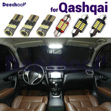 13-17 Uds Canbus luz LED de matrícula bombillas + espejo de vanidad de luces + luz de techo Interior para Nissan para Qashqai J10 J11 2007-2019 2024 - compra barato