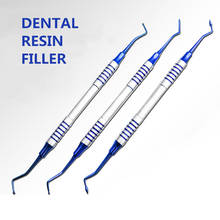 Relleno de resina Dental, espátula de relleno de resina compuesta Dental, conjunto de restauración estética, herramienta Dental 2024 - compra barato