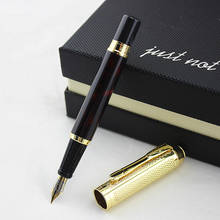 Высокое качество Металлические авторучки Iraurita 0,5 мм роскошные черные Золотые Школьные чернильные ручки канцелярские подарки принадлежности 2024 - купить недорого