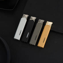 HONEST Metal Mini Turbo Lighter Gas Lighter Cigarette Lighters Unusual Flints Cigar Smoking Accessories  Gadgets for Men 2024 - buy cheap