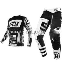 Black White Motocross 360 Union MX ATV Dirt Bike Gear Set Motorcycle Racing Cycling DH MTB Enduro Bike Jersey Pants Combo 2024 - buy cheap