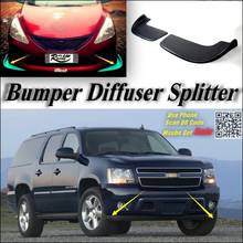 Car Splitter Diffuser Bumper Canard Lip For Chevrolet Suburban Tuning Body Kit / Front Deflector Flap Chin Fin / Car Reduce 2024 - buy cheap