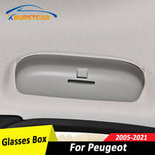 Xburstcar Auto Car Glasses Holder Sunglasses Storage Box for Peugeot 206 207 208 2008 307 308 3008 408 4008 508 2005 - 2021 2024 - buy cheap