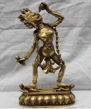 YM  305 Tibet Buddhist Fane Brass Copper Vajrayogini Vajravarahi Dakini Buddha Statue 2024 - buy cheap