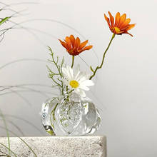 Vaso de vidro para decoração de casa, recipiente floral, arranjo peça central para festa de casamento, evento, casa, escritório, vidro 2024 - compre barato