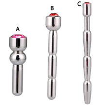 Penis Jewelry Penis Plug Stainless Steel Penis Insert Dilator Urethral Sound Sex Toys For Men Masturbators Sounding Rod 2024 - buy cheap