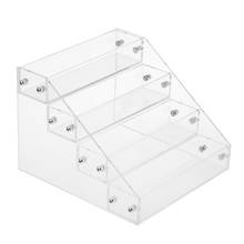 4 Tiers Clear Acrylic Makeup Nail Polish Varnish Stand Organizer Table Rack Counter Display Lip Stick Holder Hold 20 Bottles 2024 - buy cheap