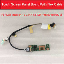 Панель сенсорного экрана с гибким кабелем для Dell Inspiron 13 3147 13 7347 7348 7359 01K9VM, запасные части для платы сенсорного экрана 2024 - купить недорого