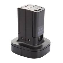 Dual Charger Dock Station With 2Pcs 4800Mah Rechargeable Battery Led Charging Light For Xbox 360 Controller Us Plug 2024 - buy cheap