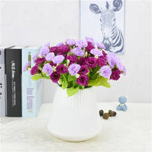 Ramo de flores artificiales lilas, ramo de tulipanes de tacto Real, flores falsas para el hogar, regalo de boda, flores decorativas 2024 - compra barato