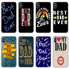 Capa de telefone do dia dos pais, o melhor pai, para samsung galaxy note 20, 10, 9, 8, s20, ultra, s10e, s10, lite, s9, s8, plus, s7, s6, edge 2024 - compre barato