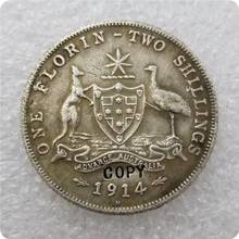 1914-H AUSTRALIAN FLORIN COPY COIN 2024 - buy cheap