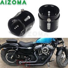 2pcs 2.5'' Retro Motorcycle Exhaust Muffler Tip Tail End For Cafe Racer Honda Kawasaki Yamaha Chopper 1.75 inch Muffler Pipe 2024 - buy cheap