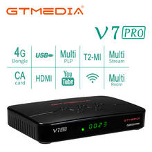 Спутниковый декодер GTmedia V7 PRO,DVB S/S2/T2, HEVC H.265 1080P, USB wifi Youtube GTmedia V7 PLUS 2024 - купить недорого