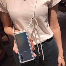 Ремень шнур цепи телефона лента ожерелье с ожерельем для Мобильный телефон чехол для переноски, чтобы повесить для Samsung S20 ультра S8 S9 S10 плюс M31 M30S 2024 - купить недорого
