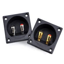 1pcs 57 x 57 x 25mm Round Cup Subwoofer Plug Car Stereo Speaker Box Terminal Connector 2024 - buy cheap