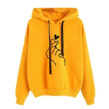 Fashion Hoodies Women Spring Autumn Hip Hop Streetwear Sweatshirt Casual Loose Printed Kpop Hoody Pullover sudaderas mujer 2019 2024 - buy cheap