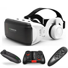 Очки виртуальной реальности 3D VR Shinecon Pro, очки виртуальной реальности Google Cardboard, гарнитура, виртуальные очки для смартфонов ios, Android 2024 - купить недорого