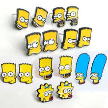 Simpsonssss moda anime figuras de ação produtos de desenhos animados acessórios brincos prisioneiros meninas presentes de aniversário unissex 2024 - compre barato