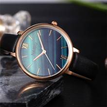 Luxury Round Women Watches Clock New Leather Belt Bracelet Montre femme Quartz Female Student Fashion Watch Analog Reloj Mujer 2024 - buy cheap