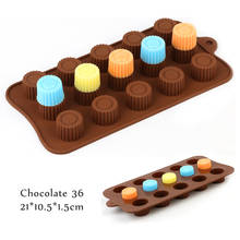 Silicone chocolate molds silicone Candy mold baking cake decorating tools DIY 3D for Cake Mold Round shape 2024 - buy cheap