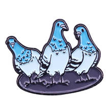 Wild pigeons badge show your support for these underappreciated charming and beautiful birds! 2024 - buy cheap