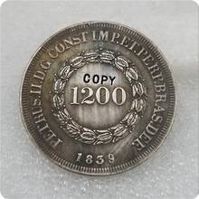 1839 Brasil 1200 Reis copia moneda 2024 - compra barato