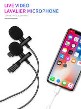 Петличный микрофон с лацканами, многонаправленный микрофон для записи видео и видео 2024 - купить недорого