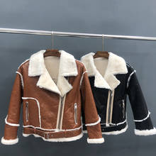 Winter Long Black Genuine Leather Shearling Jacket Sheepskin Coat Women MJF-SJ-06 2024 - buy cheap