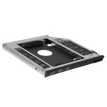 2nd HDD Caddy 9,5 мм SATA на SATA алюминиевый SSD диск чехол DVD CD-ROM чехол для ноутбука Dell E6400 2024 - купить недорого