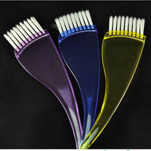 Pincel aplicador para teñir el cabello, aplicador transparente para el tratamiento del Color, mango S 2024 - compra barato