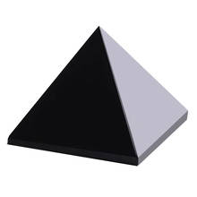 Pyramid Healing Crystal Crafts Black Natural Obsidian Quartz Crystal Gift Home Decor Beautiful Lustrous Surface Drop Shipping 2024 - buy cheap