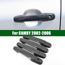 FOR 2001-2006 TOYOTA CAMRY Carbon Fiber Pattern Car Door Handle Cover Trim 2002 2003 2004 2005 2024 - buy cheap