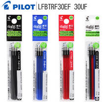 Recarga de canetas pilot frixion multi gel, 3 recargas de 0.5mm/lote (1 pacote) preto/vermelho/azul 2024 - compre barato