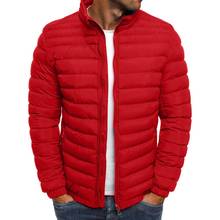 Зимние мужские красные куртки зимняя одежда для мальчиков топы с длинными рукавами парка мужские теплые свободные хлопковые пальто спортивная одежда Лидер продаж пальто 2024 - купить недорого