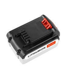 Batería de repuesto de alta calidad, herramienta inalámbrica recargable de 6000mAh y 20V MAX para Black & Decker LB20, LBXR20, LB2X4020, LGC120 2024 - compra barato